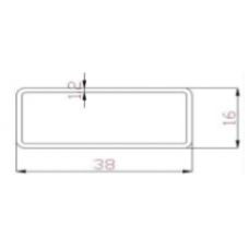 38mm Slats BULK 5.4m Gloss White Dark Grey or Black