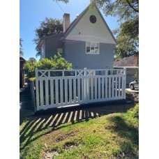 Hamptons Style Fences 70mm gaps 100x50mm slat rails  - DIY Kits