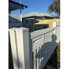 80mm x 50mm Chunky Vertical Fencing - Top & Bottom Rails - 65mm Vertical Slats - Custom 80mm x 50mm Chunky Vertical Fencing - Top & Bottom Rails - 65mm Vertical Slats - Custom