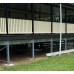 Cream Black 80mm x 50mm Chunky Vertical Fencing -  Top and Bottom Rails - Cut to Size then you DIY