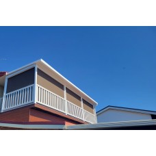 Hand Rails 80mm x 50mm Chunky Vertical Fencing -  Top and Bottom Rails - Cut to Size then you DIY Hand Rail