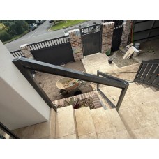 DIY Stairs using 80mm x 50mm Chunky Vertical Fencing -  Top and Bottom Rails - DIY Raked- Custom Sizes