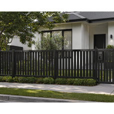 Chunky Vertical Fencing   80x50mm - Top and Bottom Rails - 100mm 65mm 40mm Vertical options