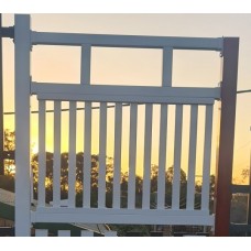 Classic Hamptons FENCE PANELS with 38mm Slats and 2 Verticals - DIY Kits