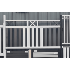 Hamptons Style Gates - Smaller gaps between Slats - 3 Colours