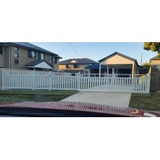 Hamptons Style SLIDING Gates in this STYLE - DIY Kits - Similar to Premade fence panels 70mm gaps Hamptons Style SLIDING Gates in this STYLE - DIY Kits - Similar to Premade fence panels 70mm gaps
