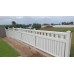 Hamptons Style SLIDING Gates with Slats on TOP and BOTTOM- DIY Kits - 5 colours