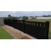 Shale Grey High End FENCE PANELS  with Slats on TOP and BOTTOM- DIY Kits