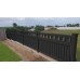 White Hamptons Slat Gates and  Fence Panels with Slats on TOP and BOTTOM- DIY Kits