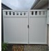 Hamptons Style - 65mm Sla5s - 3 Colours SWING Gates - Slats on TOP & BOTTOM- DIY