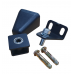 Gate Hinges Pivot suit 50x50 box tube 180 degree swing - WHITE
