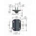 Safetech Hardware Adjustable Hinge Self Closing - "Pair" Swing Gate SHG90L