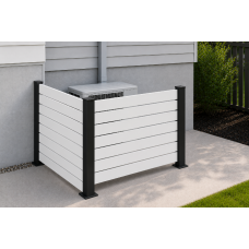 Slatted L-Shaped Screens - Custom Sizes - 2 sided Slatted L-Shaped Screens - Custom Sizes - 2 sided