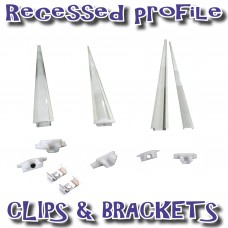 LED Strip Housing - Aluminium Light Channel - Recessed - 4m