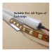 LED Strip Housing - Aluminium Light Channel - Flat U - 4m