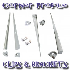 LED Strip Housing - Aluminium Light Channel - Corner - 4m