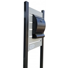 Letterbox Pillars Slat Screen Mail Box Stand with letterbox included