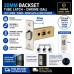 PUSH BUTTON on 1 SIDE - SECURITY LOCK - Silver locks PUSH BUTTON on 1 SIDE - SECURITY LOCK - Silver locks