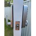 PUSH BUTTON on 1 SIDE - SECURITY LOCK - Black or Silver or White locks
