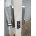 PUSH BUTTON on 1 SIDE - SECURITY LOCK - Black or Silver or White locks