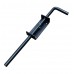 Drop Bolts for Gates Doors in Black, White or Dark Grey 300mm long Security Snibs