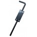 Drop Bolts for Gates Doors in Black, White or Dark Grey 300mm long Security Snibs