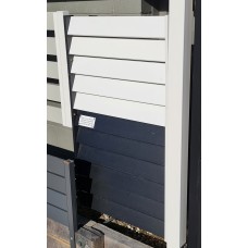 LOUVRE 100mm SLAT Horizontal Screens & Fences - Sold per SQM - Fixed Louvres slats 