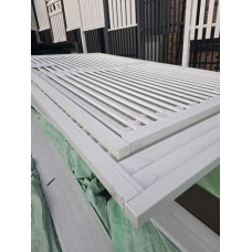 LOUVRE Vertical SLAT Gates & Screens -  65mm Louvres - 50mm Frame