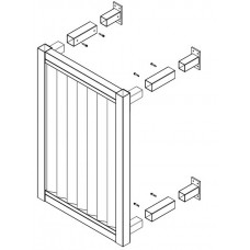 Window Screens Vertical LOUVRE style PER SQM