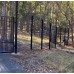 Weld Mesh Fence Arc 1800Hx2930mmW Black Fencing weldmesh Security Pet 