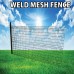 Weld Mesh Fence Arc 1300Hx2930mmW Black Fencing weldmesh Security Pet 