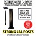 Weld Mesh Fence Arc 1300Hx2930mmW Black Fencing weldmesh Security Pet 