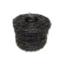 Barbed Wire DELIVERED 2.7mm x 100m Wire coated in PVC BLACK