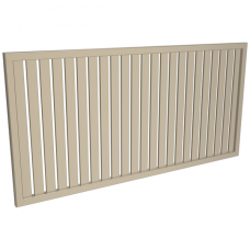 Slat Vertical Paperbark Gates Made to Measure  - Custom - SQM PRICE - Plus 7 other colours