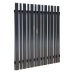 Picket Sliding Gates 16mm thick & 100mm Slats - White or Black or Dark Grey Pickets Custom Cut