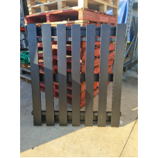 Picket Gates 65 or 100 mm Slats - Black or Dark Grey Pickets Custom Size