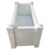 Aluminium Planter Box Custom Sizes high quality White, Grey, Black, Merbau