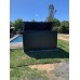Pool Filter Pump Enclosure SQM rate - slat Box CUSTOM Sizes with Doors and Roof