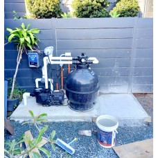 Pool Filter Pump Enclosure SQM rate - slat Box CUSTOM Sizes with Doors and Roof