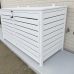 Pool Filter Pump Enclosure -White SQM wall rate Example