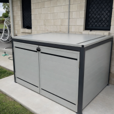 Pool Filter Pump Shed - CUSTOM Sizes with Doors & Roof
