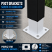 Post base Holder Delivered - fits inside 76mm posts Bases **6 Colours**