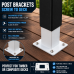 Post base Holder Delivered - fits inside 76mm posts Bases **6 Colours**