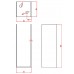 Post base Invisible Internal Holder to suit 76x76mm Posts
