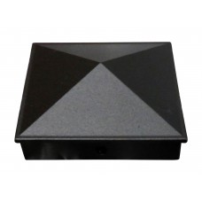 Black Post Cap to fit 76 x 76mm posts - Aluminium Caps