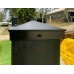 Aluminium 100mm Posts - Heavy Duty 100 x 100 x 3.5mm - Per Metre with Alloy cap Post 100x100