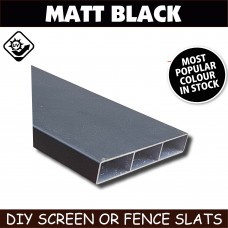 Slats in Black -100x16mm - 4.8m long Slat - Bulk item & Uncut
