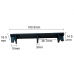 Plastic End Caps for 100x16mm Slats - Black or White or Dark Grey