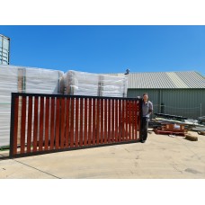 Sliding Slat Gate VERTICAL SLATS - Made to Measure from Slats - SQM PRICE Gates