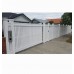 Black & White Sliding Slat Gate VERTICAL GATES SLATS - Made to Measure from Slats - SQM PRICE